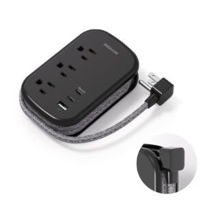 Compact USB Travel Power Strip