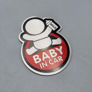 1 Pc Universal Metal Patri Sticker In Premium Quality