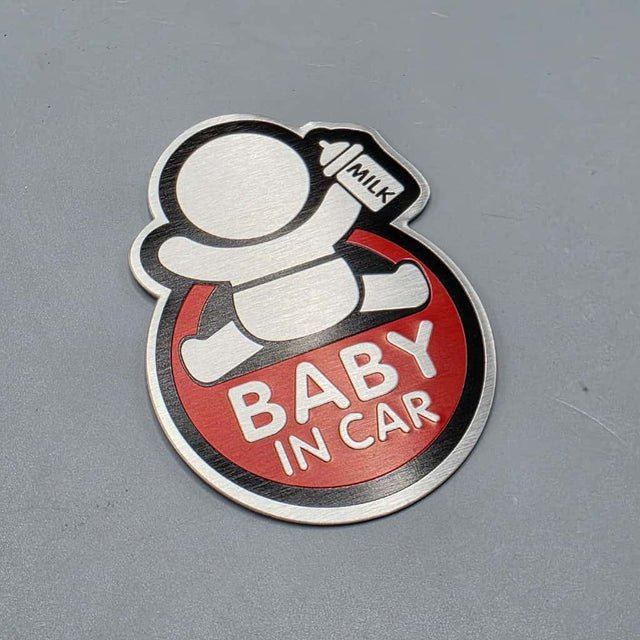 1 Pc Universal Metal Patri Sticker In Premium Quality