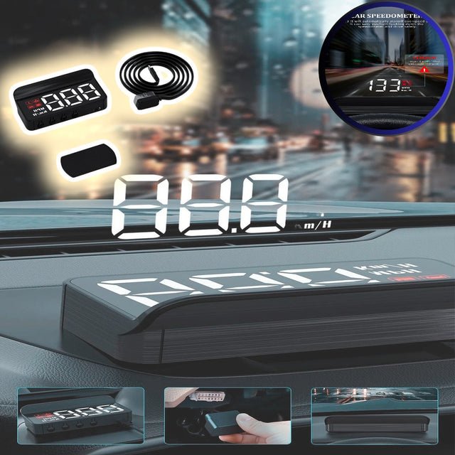 1 Pc Universal M3 OBD2 Head Up Display HUD Gauge Car Digital Speedometer