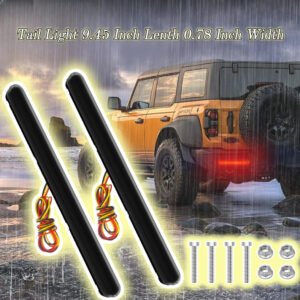 2 Pcs LED Tail Light DRL Running Light Rear Brake Lamp Turn Signal Lamp