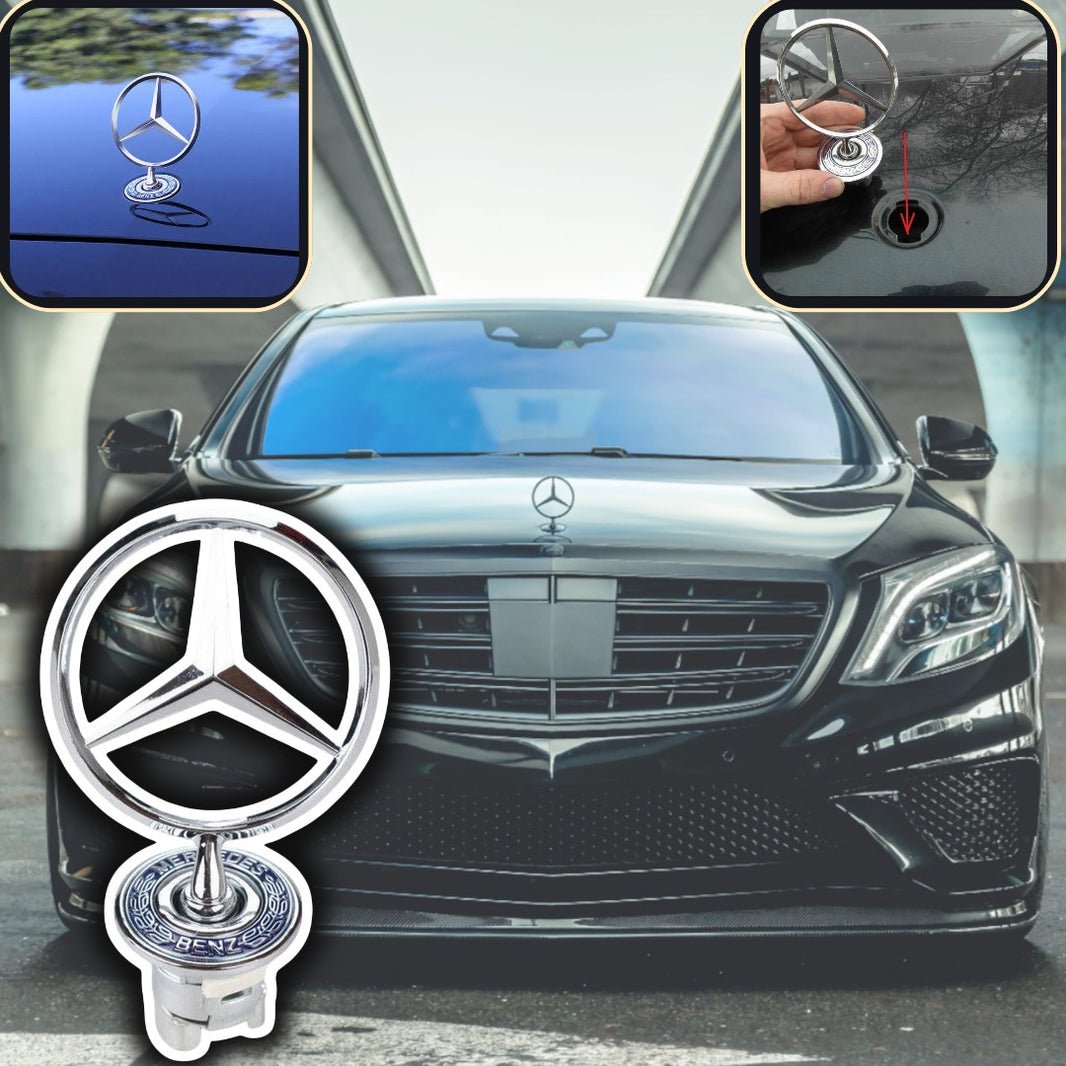 1 Pc Mercedes-Benz Front Bonnet Emblem Logo in Premium Quality