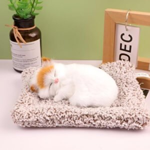 1 Pc D-11 Universal Dashboard Car Sleeping Cat On Carpet Sillicone