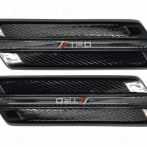 2 Pcs Set Universal Car Side Fender Air Vent Trim