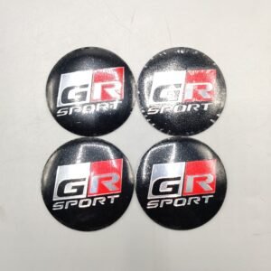 Universal 5.6mm Metal patri Wheel Logo in Premium Quality 4 Pcs Set