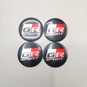 Universal 4.5mm Metal patri Wheel Logo in Premium Quality 4 Pcs Set