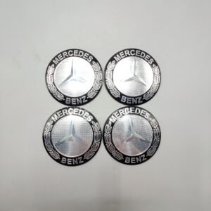 Universal 7.0mm Metal patri Wheel Logo in Premium Quality 4 Pcs Set