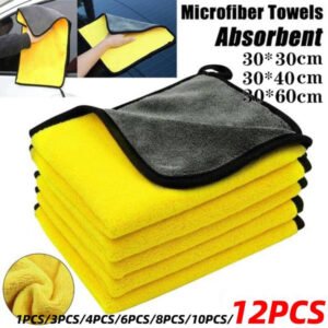 Microfiber Car Cleaning Towels 12pcs
