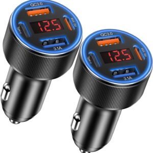 Dual USB Fast Car Charger Adapter