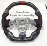 Forged Carbon Steering Wheel For Suzuki ALTO Overlay Steering Wheel