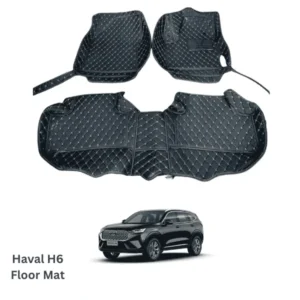 Haval H6 7D Floor Mats Black Model 2021-2024