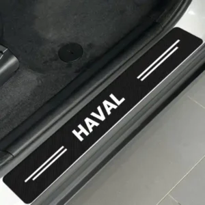 Haval H6 Door Sill Protectors – Scuff Guard Carbon Fiber 4pcs Set