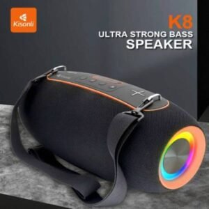 Kisonli K8 50W（30W1+10W2) BT/USB/TF/AUX/TWS/RGB/EQ Deep Bass Subwoofer Large Speaker