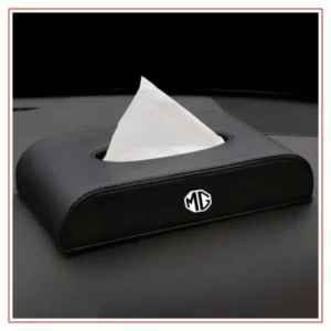 MG Logo PU Leather Tissue Box – Imported