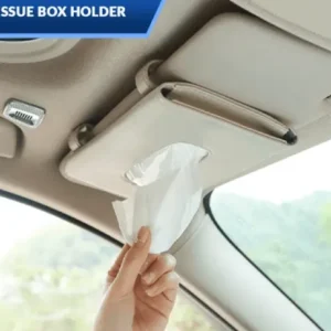 Universal Sun Visor Tissue Box Holder PU Leather