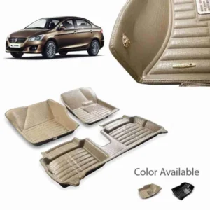 Suzuki Ciaz 5D Floor Mats Beige 3pcs- Model 2017-2021