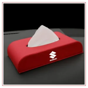 Suzuki Logo PU Leather Tissue Box – Imported