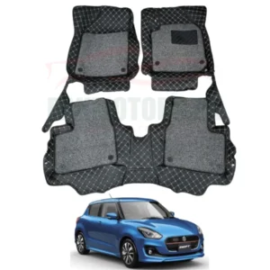 Suzuki Swift 9D Floor Mats Model 2022-2023 | Color Black | 100% Dust Proof Waterproof