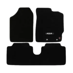 Toyota Aqua Carpet Floor Mat Black 3 Pcs – Model 2012-2019