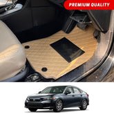 Honda Civic X 7D Floor Mats Beige Model 2016-2021