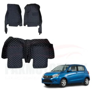Suzuki Cultus 7D Floor Mat Black New Model 3 Pcs – Model 2017-2021