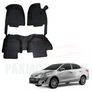 Toyota Yaris 7D Floor Mat Black 3 Pcs – Model 2020-2022 Toyota Yaris 7D Floor Mat Black 3 Pcs – Model 2020-2022