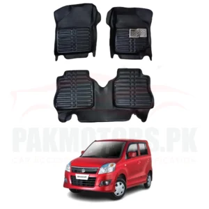 Suzuki Wagon R 5D Custom Floor Mat Black 3 Pcs – Model 2014-2021