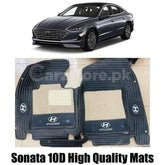Hyundai Sonata 10D Floor Mats 3Pcs – Model 2016-2022