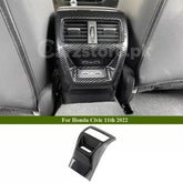 Honda Civic Back Console Cover in Carbon Fiber | Trim Model 2022