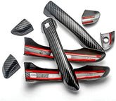 Hyundai ELANTRA Door Handle Covers Carbon Fiber