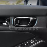 Honda Civic Carbon Fiber Door Handle Cover Model 2022 | Carzstore.pk