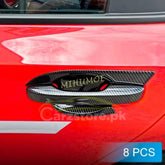 Honda Civic Door Handle Cover in Carbon Fiber & Inner Bowl 8Pcs set