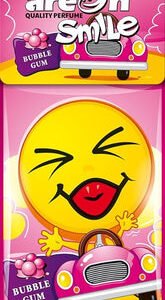 AREON Smile Emoji Hanging Car Air Freshener | Perfume Card