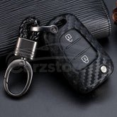 KIA Sportage Carbon Fiber Key Cover With Key Chain – Model 2019-2021 KIA Sportage Carbon Fiber Key Cover With Key Chain – Model 2019-2021