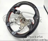 Forged Carbon Steering Wheel For Toyota AQUA and Toyota PRIUS