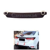 Toyota Corolla Dual Exhaust Bumper Diffuser Model 2014-2017