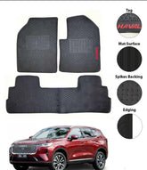 Haval H6 PVC Rubber Latex Floor Mats 3 Pcs Black – Model 2021-2024