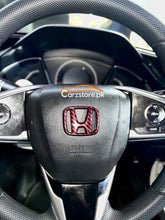 Honda Civic Steering Monogram in Red Forged