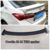 Toyota Corolla TRD Trunk Spoiler ABS Plastic Painted Model 2015