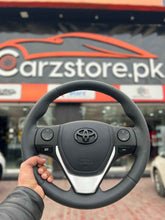 Toyota Corolla Monogram For Steering Wheel Glossy Black | Carzstore.pk