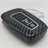 Toyota Hilux Revo Carbon Fiber Protection Key Cover 3 Button – Model 2016-2021 Toyota Hilux Revo Carbon Fiber Protection Key Cover 3 Button – Model 2016-2021
