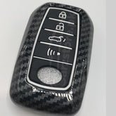 Toyota Fortuner 4 Button Carbon Fiber Key Cover Case Toyota Fortuner 4 Button Carbon Fiber Key Cover Case