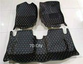 Honda City 7D Floor Mats Black 3 Pcs 2009-2021